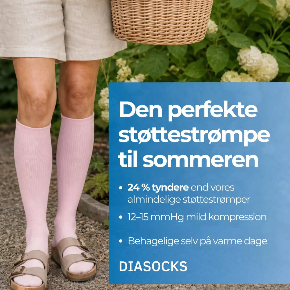 Tynde støttestrømper 12-15 mmHg