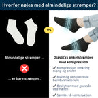 Ankelstrømper i bambus med kompression