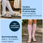 Tynde støttestrømper 12-15 mmHg