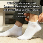 Ankelstrømper i bambus med kompression