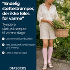 Tynde støttestrømper 12-15 mmHg