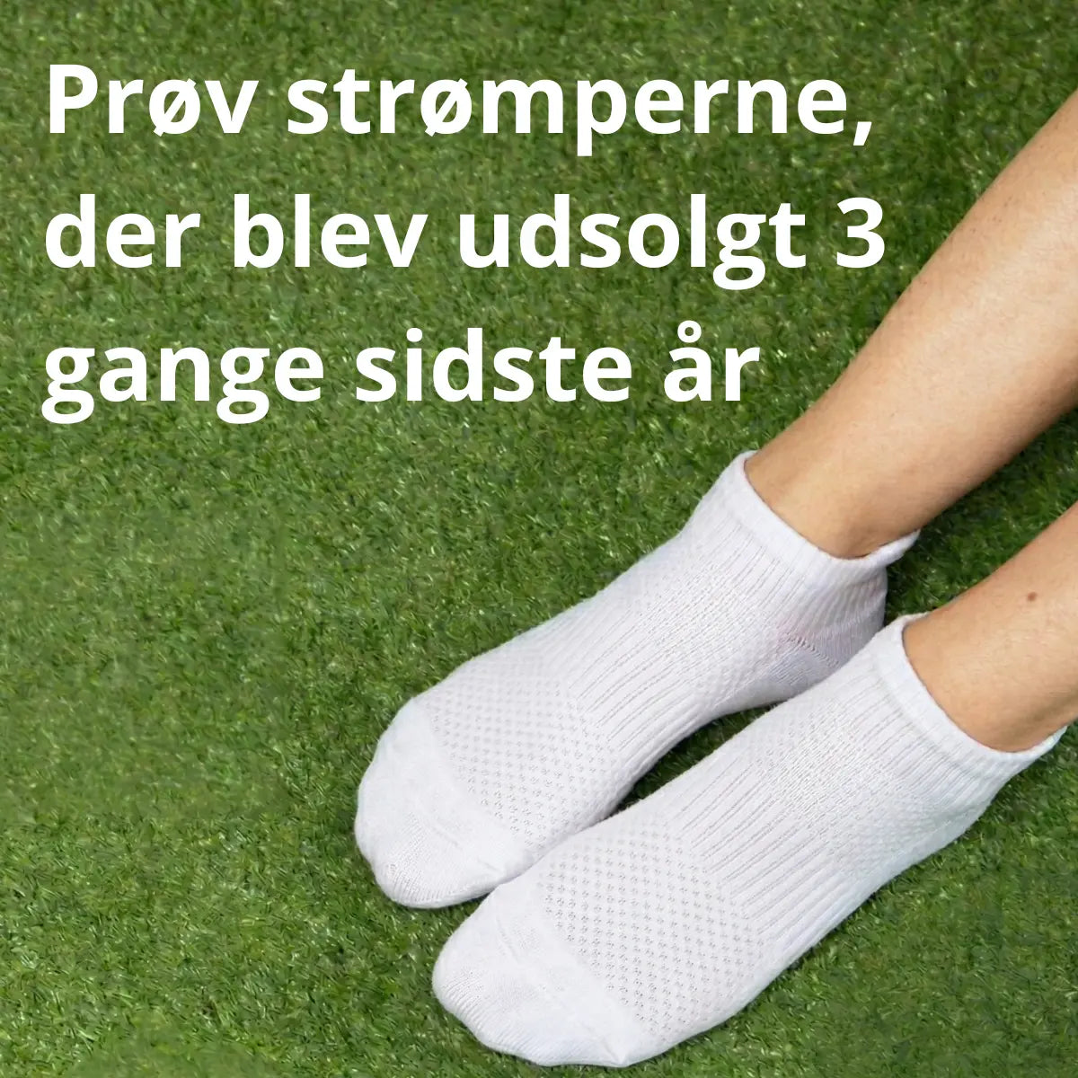 Ankelstrømper i bambus med kompression
