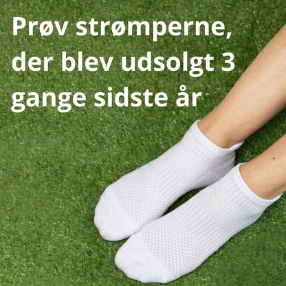 Ankelstrømper i bambus med kompression